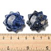 Natural Sodalite Carved Healing Sun Figurines DJEW-D012-04F-3