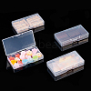 Plastic Bead Storage Containers Box CON-BC0006-43-5