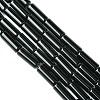Natural Black Onyx Beads Strands G134-4