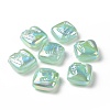 Rainbow Iridescent Plating Acrylic Beads LS-OACR-A010-06B-3