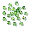 100Pcs Transparent Electroplate Glass Beads GLAA-K064-08A-AB04-1