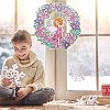 Wreath with Angel DIY Diamond Painting Wall Decoration Kits PW-WGD3FBA-01-4