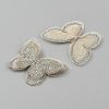 Polyester Iron on/Sew On Patches PATC-WH0022-01J-2