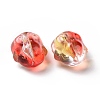 Transparent Czech Glass Beads GLAA-G079-03G-2