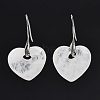 Natural Quartz Crystal Dangle Earrings EJEW-C119-03P-09-2