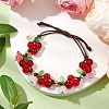 3Pcs Adjustable Polyester Cord Braided Bracelets for Women BJEW-JB11337-1