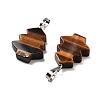 Natural Tiger Eye Pendants G-A203-01G-P-2