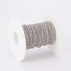 Tarnish Resistant 304 Stainless Steel Curb Chains CHS-F003-17P-A-3