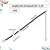 2Pcs Adjustable ABS Imitation Pearl Beaded Bag Straps DIY-AR0003-16A-2