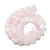 Natural Rose Quartz Beads Strands G-H005-C17-02-3