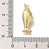 Rack Plating Brass Micro Pave Cubic Zirconia Pendants KK-I720-66G-3