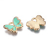 Alloy Enamel Charms X-ENAM-S121-070F-2