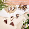 Olycraft 12Pcs 6 Style Eco-Friendly Cowhide Leather Pendants FIND-OC0001-92-5