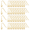 DICOSMETIC 60Pcs Brass Earring Hooks KK-DC0003-89-1