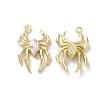 Glass Spider Pendant PALLOY-K001-067G-01-1