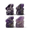 Natural Amethyst Rabbit Display Decorations G-R007-02E-1