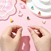 6Pcs 6 Colors Rack Plating Brass Beads KK-CJ0002-60-4
