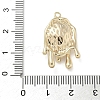 Brass Enamel Pendants KK-M308-04G-02-3