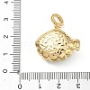 Brass Micro Pave Clear Cubic Zirconia Photo Locket Pendants KK-A303-15A-G-2