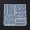 DIY Irregular Shape Cabochon Silicone Molds for Hair Clips DIY-L069-01B-3