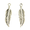 Tibetan Style Alloy Pendants TIBEP-1397-AS-FF-1