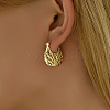 Brass Hollow Hoop Earrings for Women SE4999-1-2