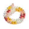 Electroplate Glass Beads Strands EGLA-D300-06-8mm-09-2