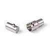 Brass Locking Tube Magnetic Clasps LS-MC078-2