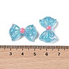 Glitter Plated Resin Cabochons RESI-H163-09B-3