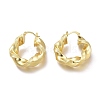 Brass Hoop Earrings EJEW-H104-23G-2