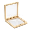 Square Transparent PE Thin Film Suspension Jewelry Display Box CON-D009-01C-01-3