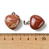 Natural Red Jasper Pendants G-F820-10A-23-3