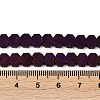 Electroplated Natural Lava Rock Beads Strands G-K388-04B-10-4