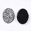 Electroplate Druzy Resin Cabochons CRES-T012-08A-2