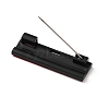 Plastic Adhesive Back Bar Pins with Platinum Iron Pins KY-D025-01B-04-2