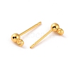Brass Stud Earring Finding LS-KK-WH0062-19A-02-2