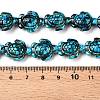 Synthetic Turquoise Dyed Beads Strands G-P507-05A-3-2