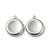 Non-Tarnish 304 Stainless Steel Pendants STAS-L022-019P-1