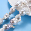 Natural Baroque Pearl Keshi Pearl Beads Strands PEAR-S019-04C-1