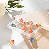 10Pcs 5 Colors Handmade Flower Pendants KY-LS0001-06-5