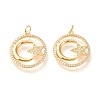 Brass Pendants ZIRC-L098-028G-1