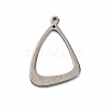 304 Stainless Steel 2-Loop Link Pendants STAS-WH0017-015-1