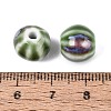 Vintage Porcelain Corrugated Beads PORC-N013-11F-3