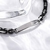 201 Stainless Steel ID Bracelets BJEW-F331-08BP-3