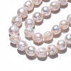 Natural Baroque Pearl Keshi Pearl Beads Strands PEAR-S019-09A-3