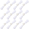 12Pcs Polyester Resin Cheongsam Buckle for Chinese Formal Dress DIY-CY0001-86B-1