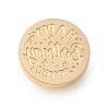 Golden Tone Wax Seal Brass Stamp Heads AJEW-U008-02G-16-2