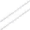 925 Sterling Silver Heart Link Chains STER-TA0001-35-2