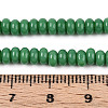 Opaque Spray Painted Glass Beads GLAA-ZX008-4mm-18C-4