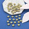 Brass Rhinestone Spacer Beads RB-A014-Z8mm-05G-5
